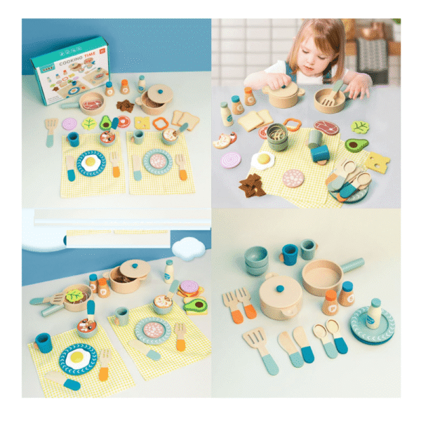 set cocina de madera set cocina de madera
